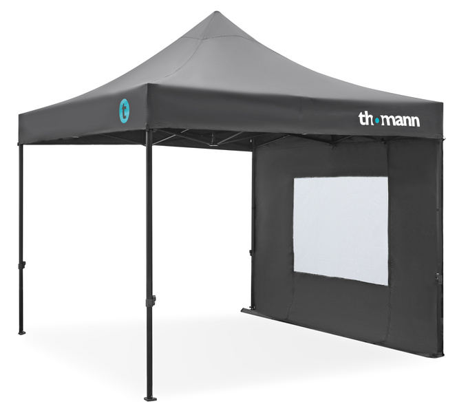 Thomann Tent Side Panel Window Bk Black