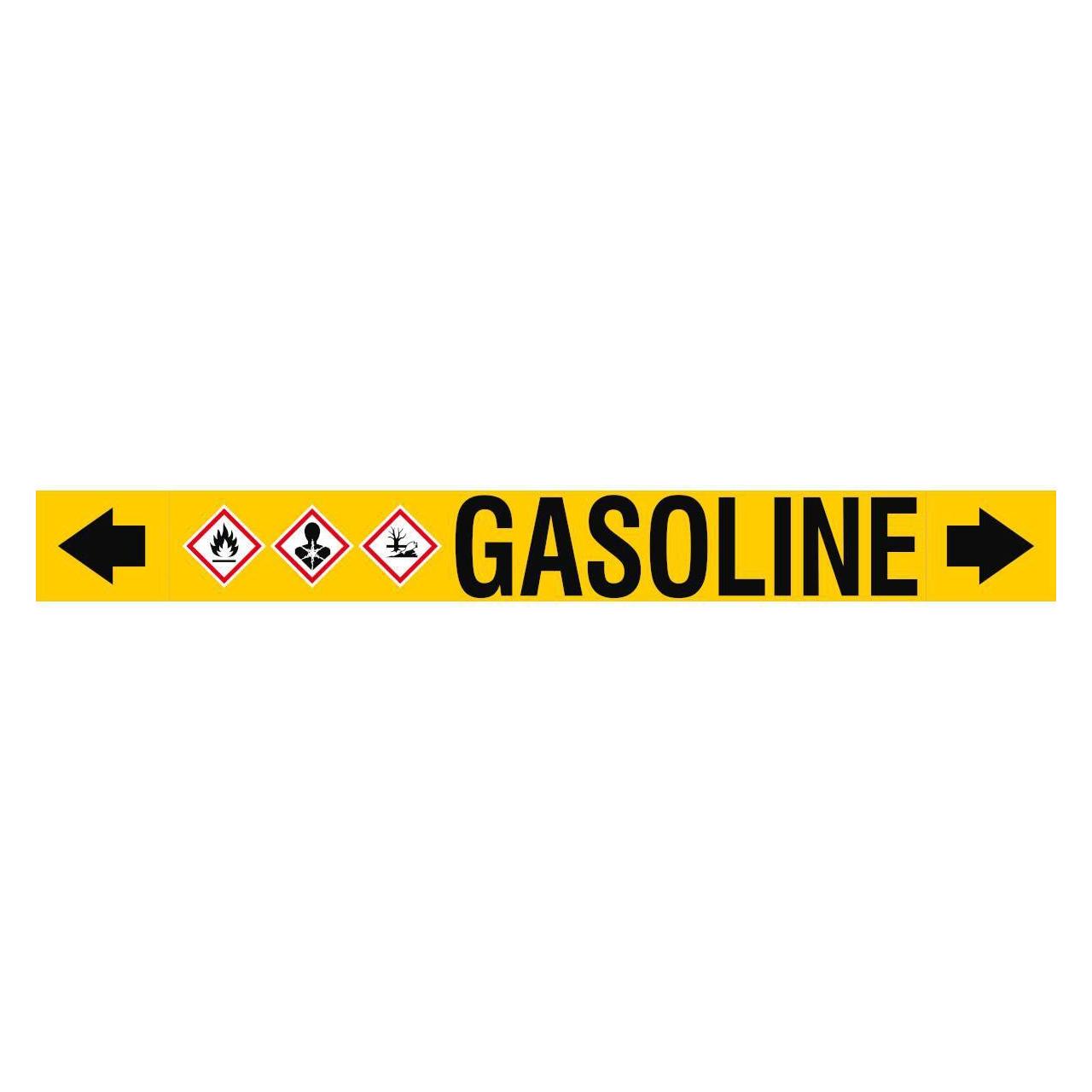 Brady ASME - Rohrmarkierer - Gasoline (ASMEPM-100X920MM-GASOLINE)