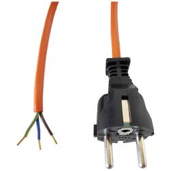 HELU 84667-1 Strom Netzkabel Orange 2 m