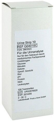 Laboklinika Urinteststreifen Nummer 10 /10 Parameter