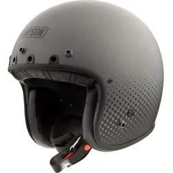 Simpson Chopper Raster, Jethelm - Grau/Schwarz - S