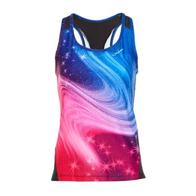 Tanktop WINSHAPE "Tanktop AET108-Stardust", Damen, Gr. M, bunt (stardust), 80% Polyester, 20% Elasthan, Rundhals, Tops Tanktop, Functional