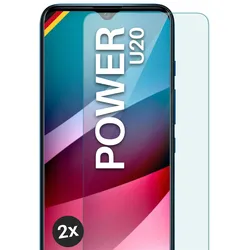 moex Klares Panzerglas für Wiko Power U20 – passgenaue 9H Schutzfolie für zuverlässigen Displayschutz – ShockProtect Klar