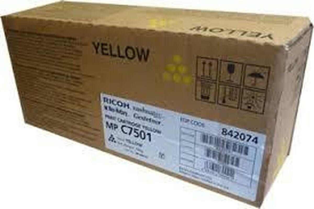 Ricoh RHC7501EY Laser Toner Cartridge, 18.000 pagina's, Geel
