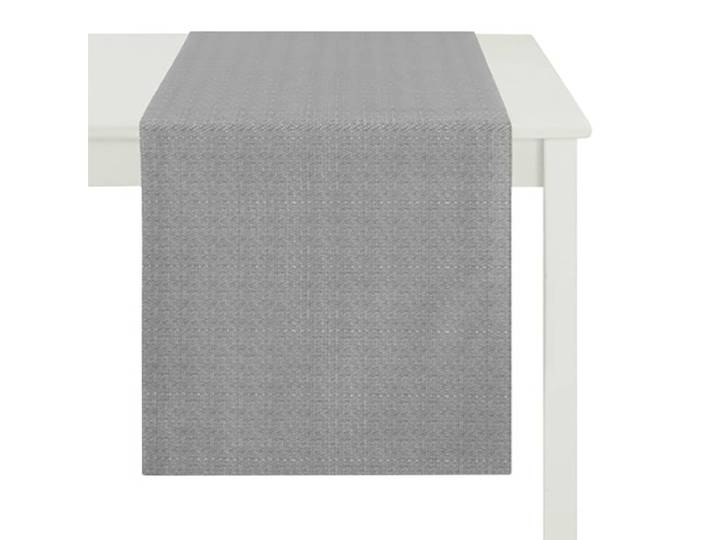 Chemin de table Torino 48 x 135cm Gris/Gris