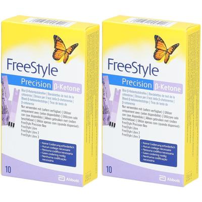 Freestyle Precision ß-Blutketon-Teststreifen 2x 2x10 St Teststreifen