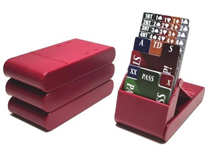 Bridge Bieding-Box-Set 4 stuks inklapbaar HOT Games