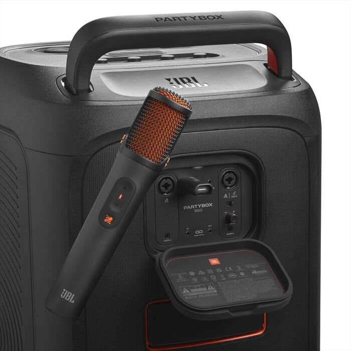 JBL Due Microfoni Wireless Con Ia Easy Sing Mics-nero
