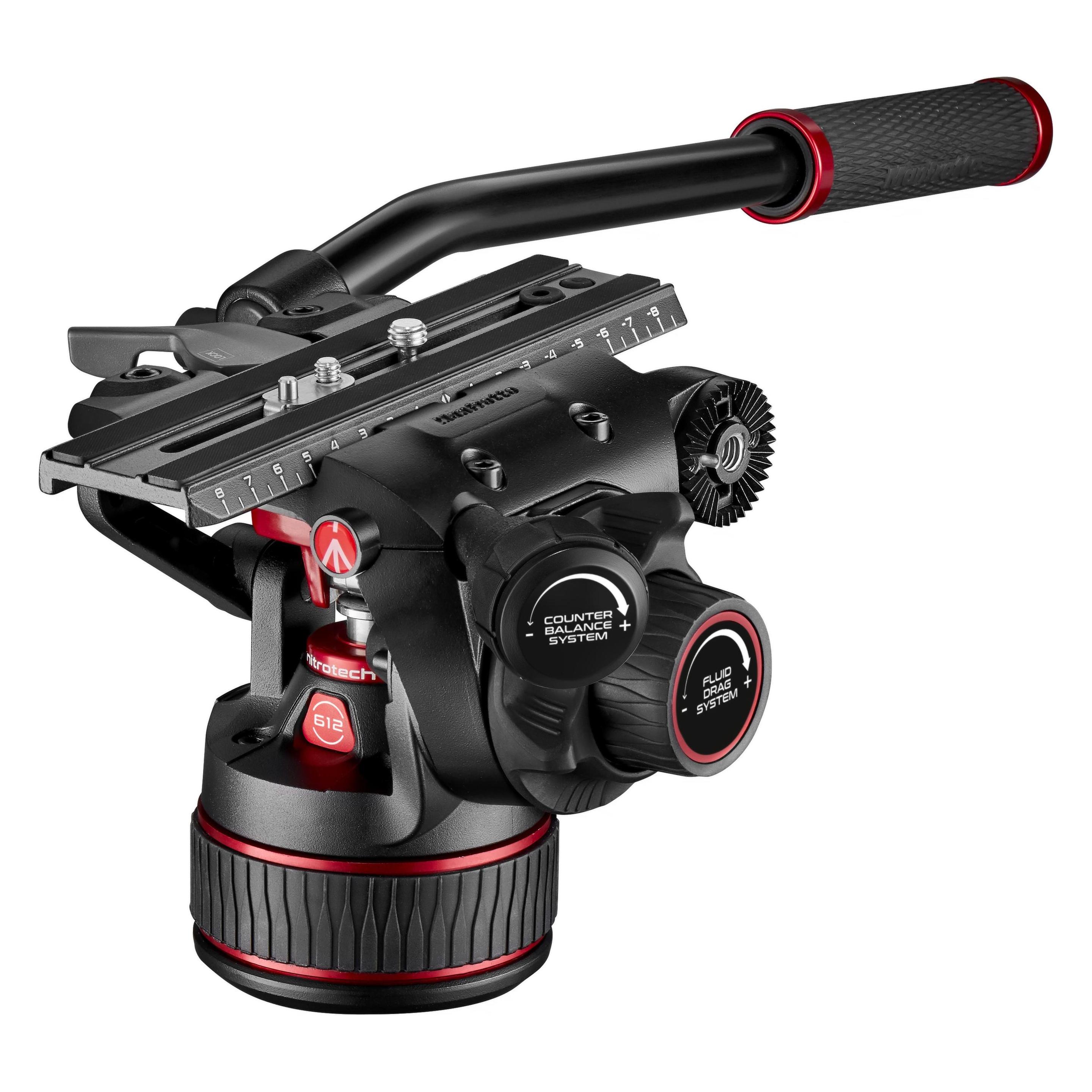 Manfrotto Nitrotech N12 Fluid (Stativ Fernsteuerung) (MVHN12AH)