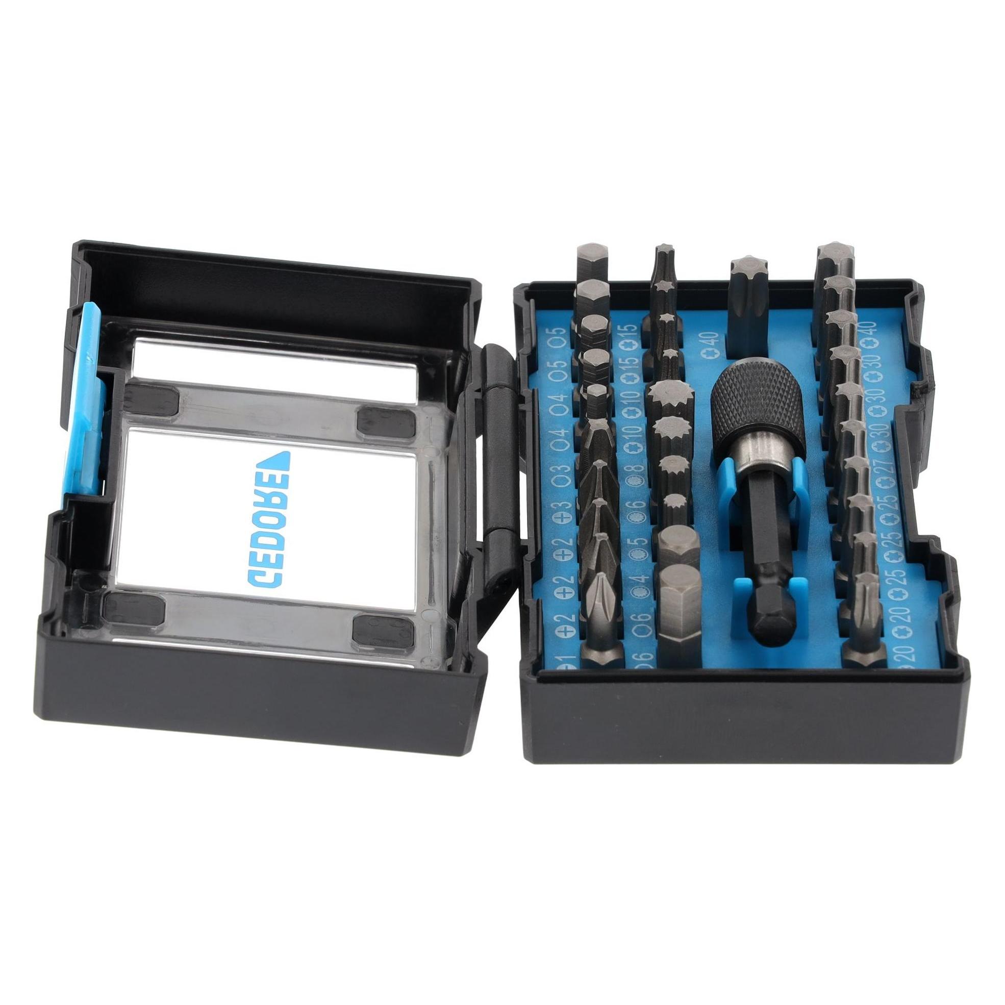 Gedore 666-032-J Bit-Box Industrie 32-teilig (Innensechsrund TX, Kreuz Phillips PH) (2993228)