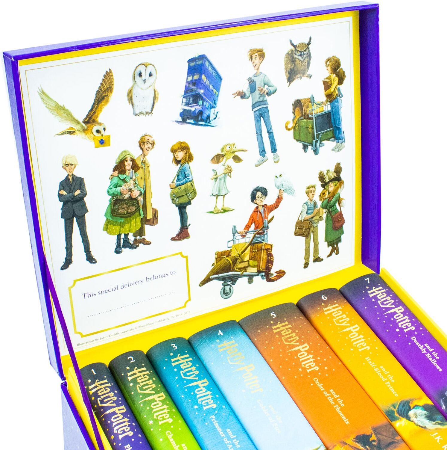 Bloomsbury Publishing Harry Potter Owl Post Box Set (Children's Hardback - The Complete Collection): J.K. Rowling   Children’s Fantasy Book Set