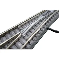 Rokuhan 7297039 E-Weiche links R490-13° 110mm + Gleis gerade 110 mm