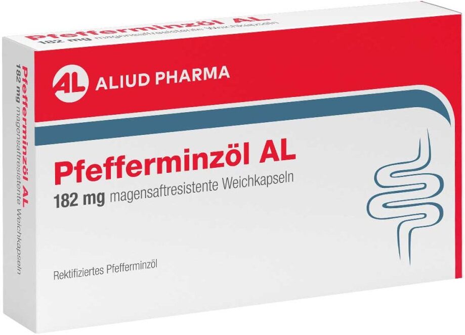 AL Aliud Pharma Pfefferminzöl AL 182 mg Weichkapseln bei Bauchkrämpfen