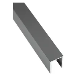 Tjörn -Serie Alu-Abdeckleiste, U-Profil 24,8 x 40 x 1761 mm anthrazit