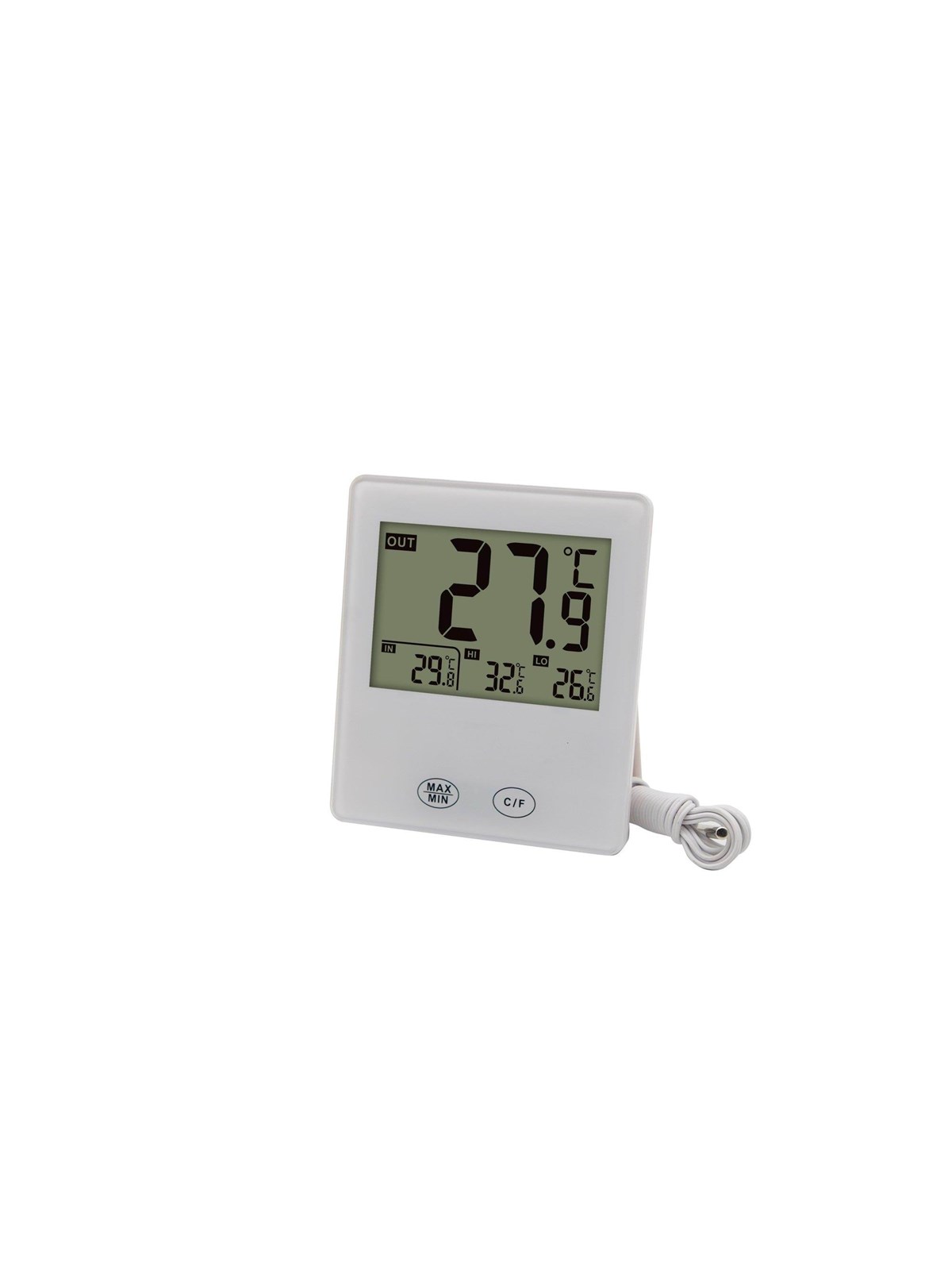 Nordic Quality Digital indoor-outdoor thermometer w wired sensor