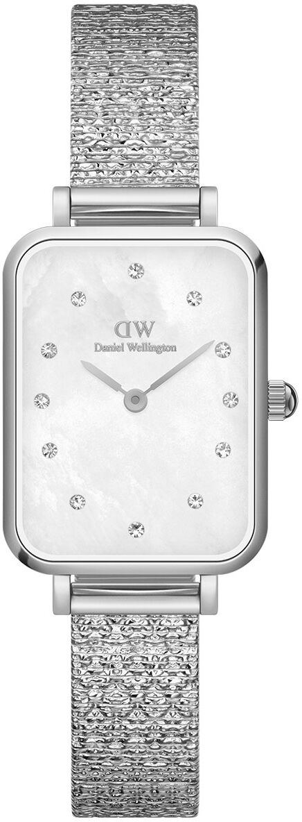 Daniel Wellington Quadro Pressed Piano Lumine Silver MOP White DW00100580