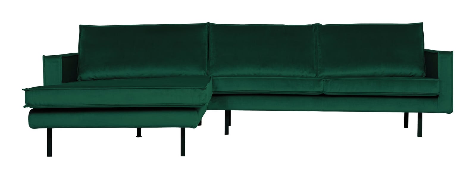 WOOOD Loungebank Rodeo Links, Velvet - Green Forest - BePureHome