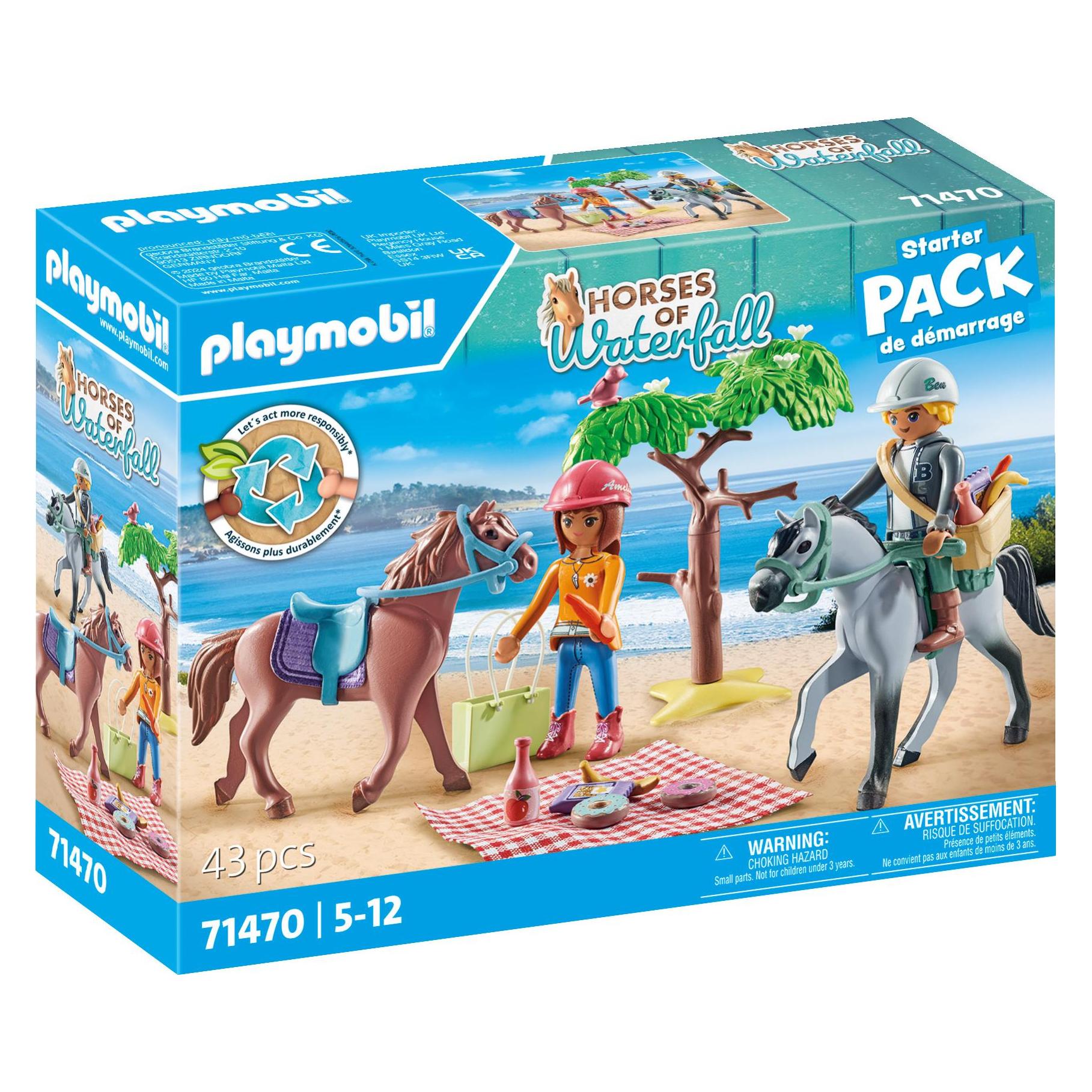 Playmobil Reitausflug an den Strand mit Amelia und Ben (71470) (71470)