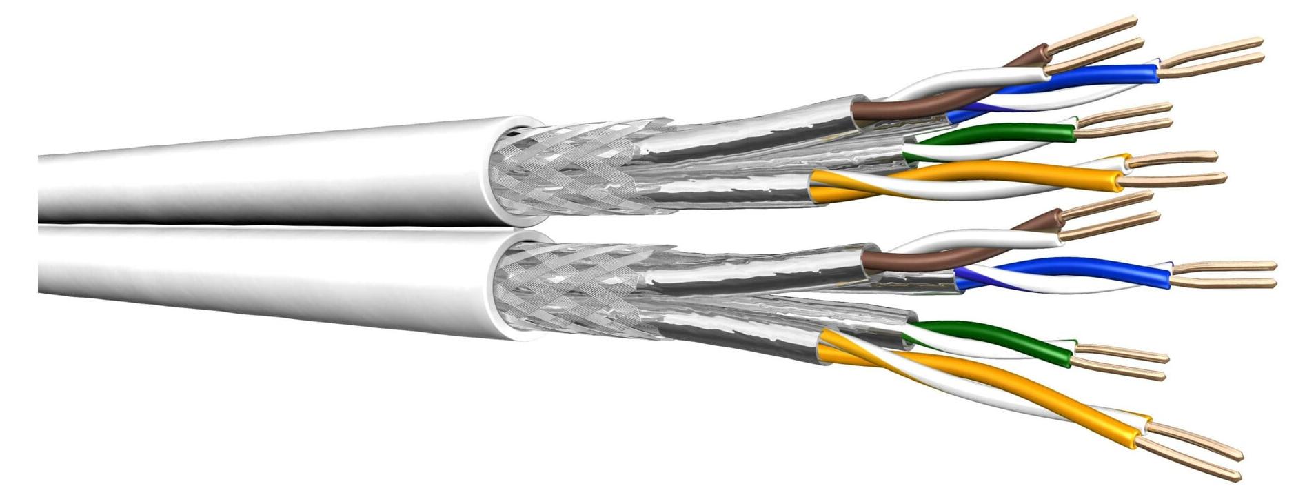 Draka Comteq (DNT) UChome SS26 Kat.7 weiß dup 8P S/FTP AWG26 60060699-Dca Tr250 250 Stk