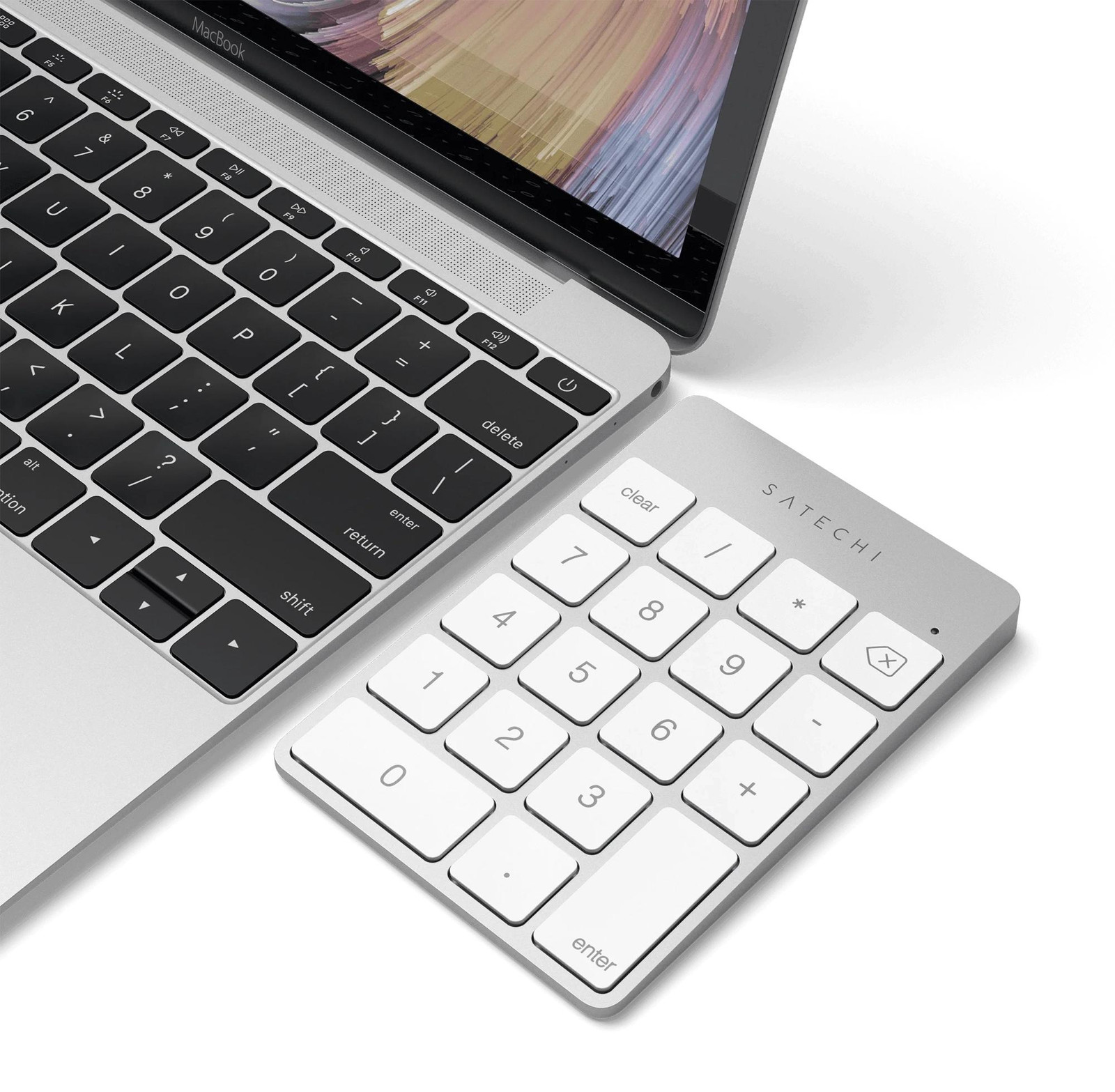 Satechi Slim Draadloos Toetsenbord - Bluetooth - Grijs