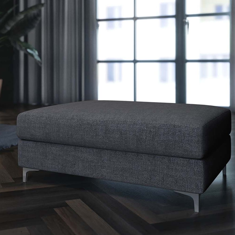 Mesonica Pouf gris foncé l115 Gris 86x45x115cm