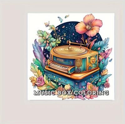 Color Me Charming Birds World Coloring Book, For Soothing Stress And Relaxation, A Stress Reduction Colouring Book For Gifting style 4