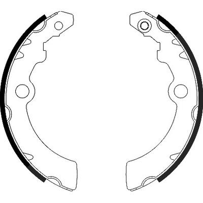 Textar Bremsbackensatz [Hersteller-Nr. 91075200] für Suzuki, Nissan