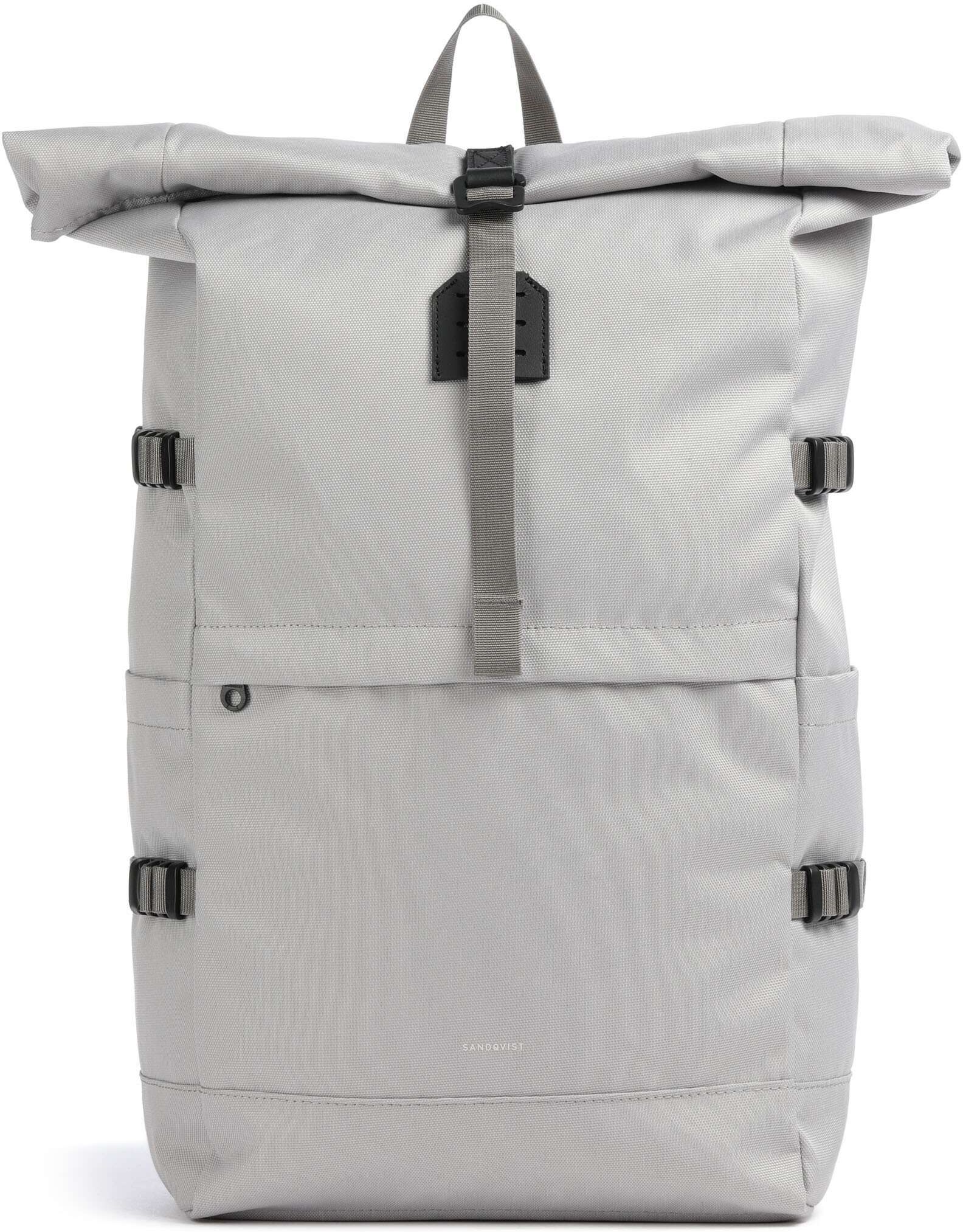 Sandqvist Icon L Rolltop Rucksack, grau