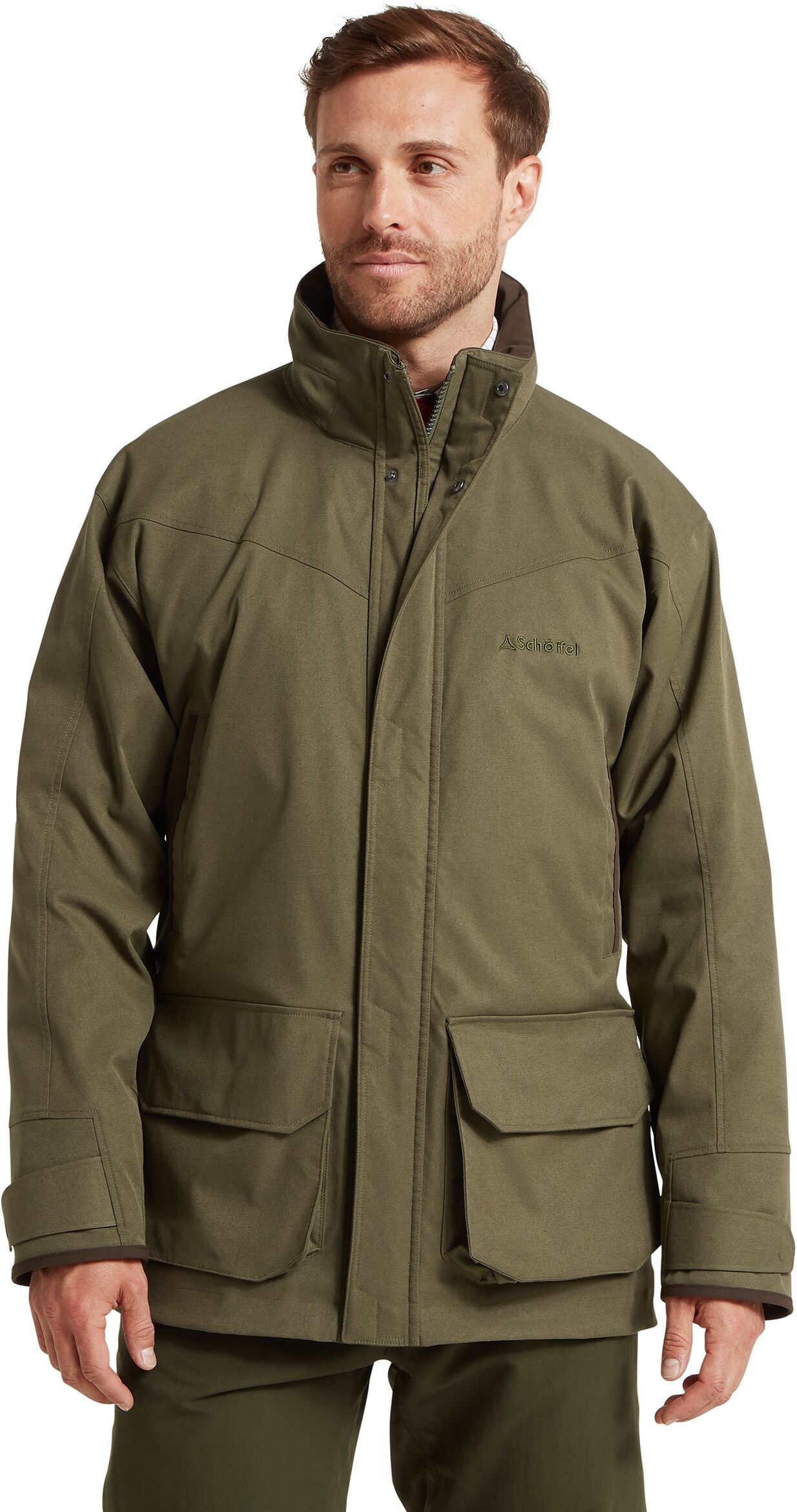 Schöffel Country Ptarmigan Evo Coat - Green - Size 38 - Men