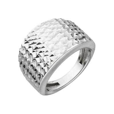 Fingerring JOBO Gr. 54, silber (silber 925), Fingerringe, Damen, 54, Silber 925 (Sterlingsilber), Fingerring, 925 Silber mit Struktur