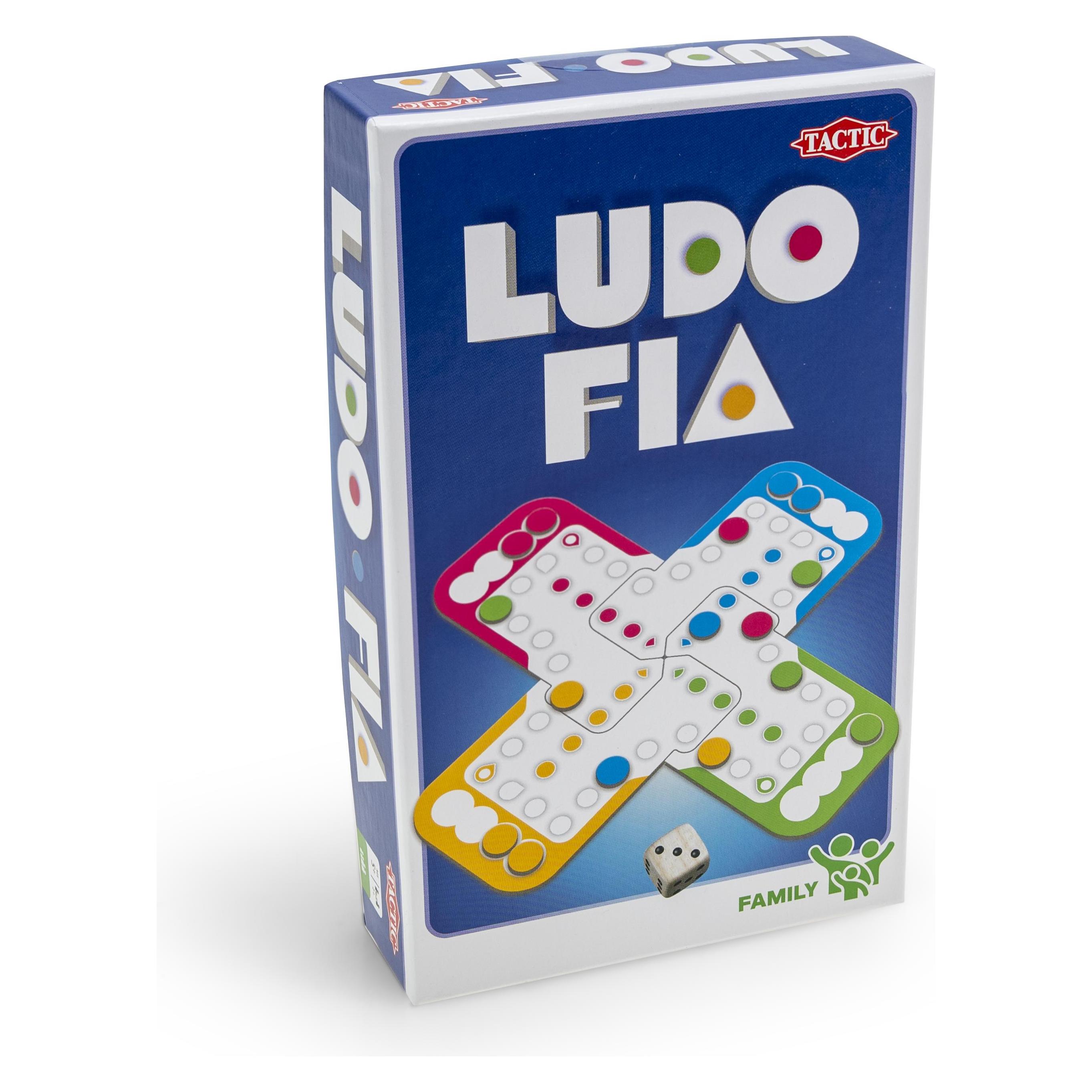 Selecta Spielzeug Fia/Ludo - Reisespiel (Dänisch, Englisch, Finnisch, Niederländisch, Norwegisch, Schwedisch, 2 - 4 Spieler) (59855)