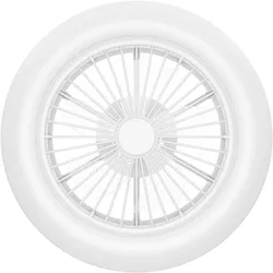 EGLO Ortona Plafondlamp met ventilator - 46cm - AC-longer life - Wit, Ventilator, Weiss