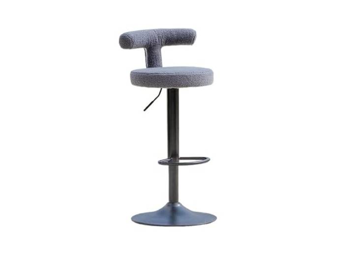 Bvn5kQ3dy Barstühle Drehhocker, anhebbarer Kassierer, Hochstuhl, Barhocker vorne(Dark Gray)