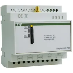 GSM-Fernsteuerungsrelais SMS-Steuerung EIN / AUS / Alarm 4xEingang 4xAusgang SIMPLY MAX P04 F&F SIMPLY MAX-P04