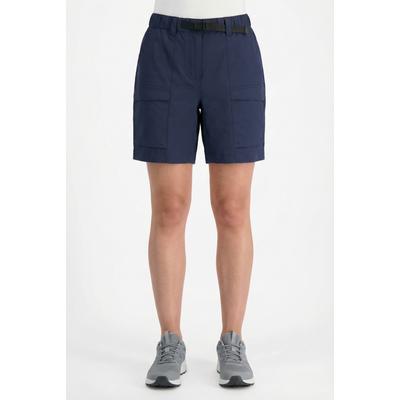 Shorts ICEPEAK "MAYFLOWER", Damen, Gr. 36, N-Gr, blau (dunkelblau), Obermaterial: 100% Polyester, Hosen Shorts, wasserabweisendes Obermaterial, aus Polyester, auch in großen Größen