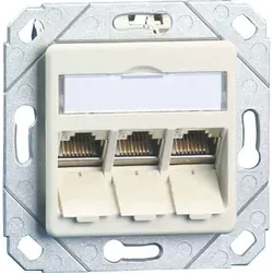 Metz Connect Anschlussdose C6Amodul Upk TN C6Amod-3UPk-180rw
