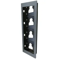 Comelit UT9164 Montagerahmen, Ultra, unterputz, 4 Module, Alu