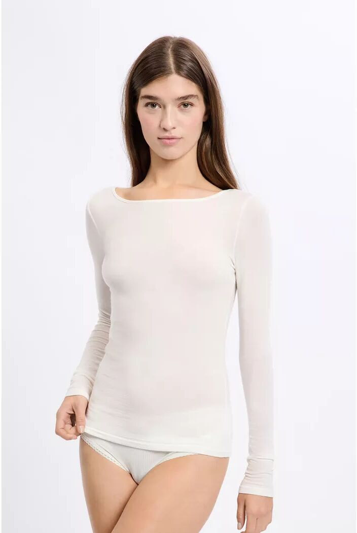 Etam - T-Shirt, für Damen, Ecru Größe L