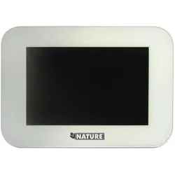 Nature Wetterstation Digital H 12,5x17,5x2,5 cm Weiss Barometer Hygrometer, Wetterstation, Weiss