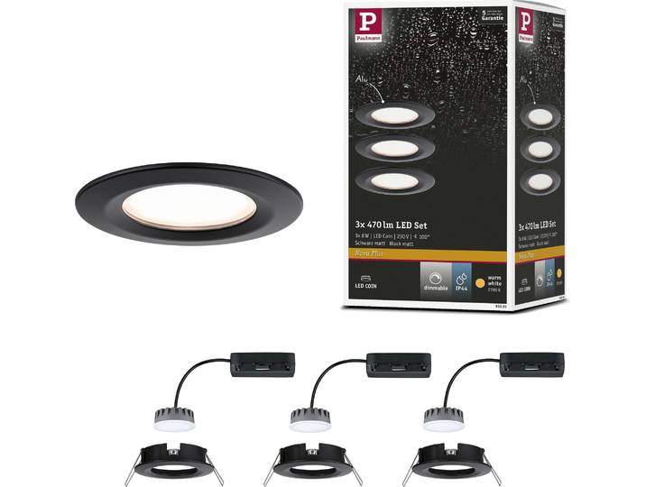 Paulmann LED encastré Nova Plus set de base rigide