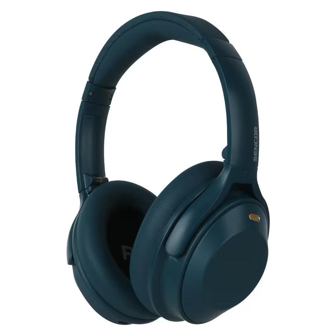 Sencor SEP CORPORATE blau / kabellose Kopfhörer / Bluetooth 5.3 / 500mAh / USB-C / IPX4 (Kabellos) (8590669376698)