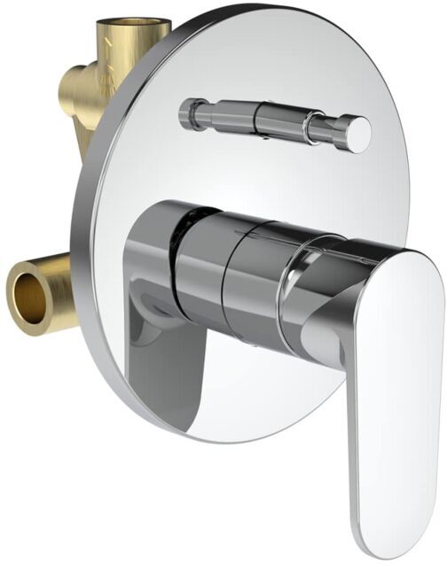 Laufen PRO X Einhebel-Wannenmischer HF506981100000 Unterputz, mit komplettem Ventilset, Chrom
