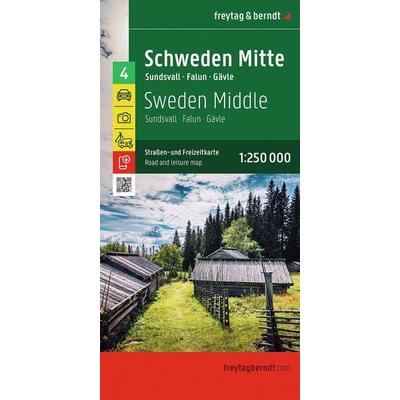 freytag & berndt Straßenkarte Schweden Mitte 1:250.000, Sonstige von , KOMPASS Freytag & Berndt, 978-3-7079-2502-9