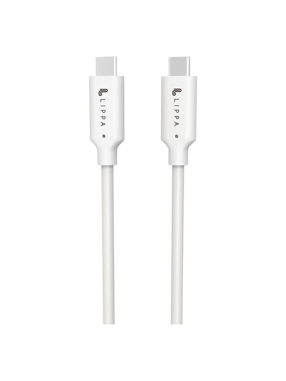 Lippa USB-C to USB-C 100W 10Gbps cable 1m White