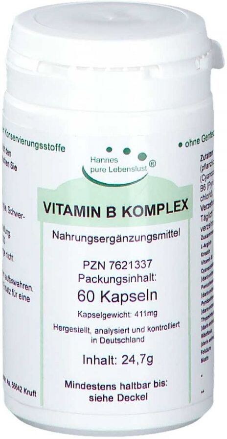 Vitamin B Komplex Kapseln 60stk