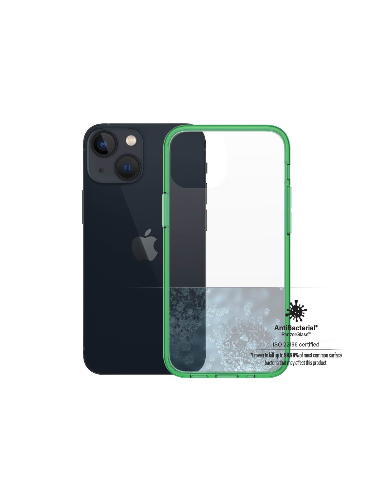 PanzerGlass ClearCaseColor Apple iPhone 13 Mini - Lime