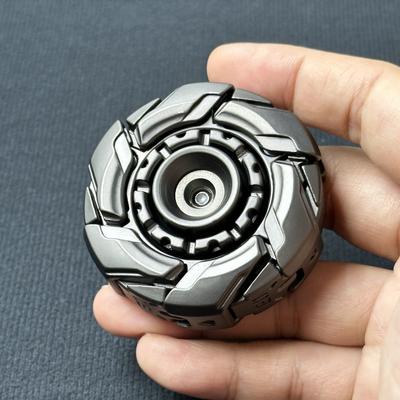 Playful Picks Magnetic Fidget Sliders Armor Spinning Top   Stress Relief Toy For Adults & Kids gray
