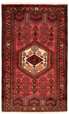 ECARPETGALLERY Hand-knotted Konya Red Wool Rug - 3'4 x 5'6