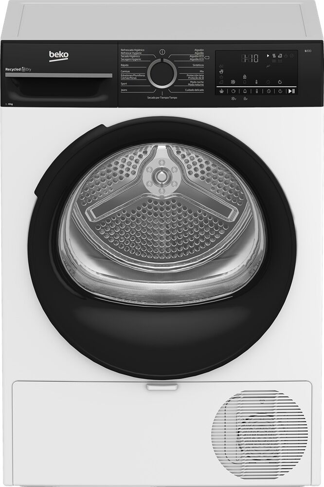 Máquina de Secar Roupa Bomba Calor BM3T48249W 8Kg (Branco) - BEKO