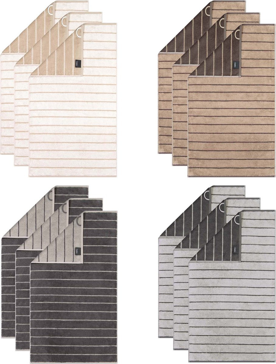 Cawoe Gastendoekje Balance Set van 3, 30 x 50 cm
